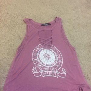 Crisscrossed Tank top